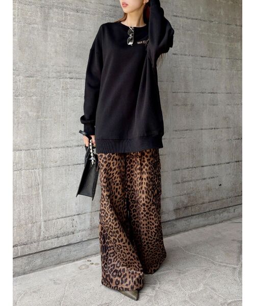 EVRIS（エヴリス）の「レオパードルーズカーゴパンツ（その他パンツ・レディース・ブルー/その他1・SMALL/MEDIUM）」の3枚目の写真