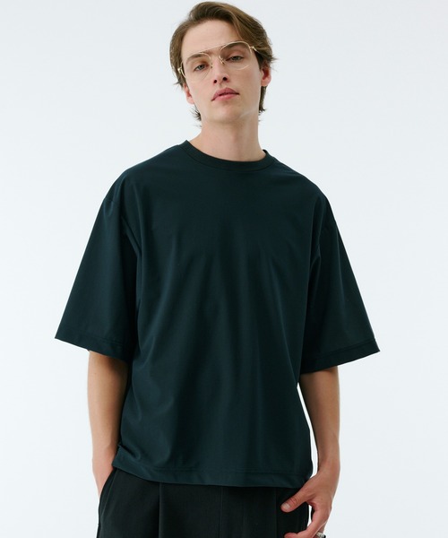 PUBLIC TOKYO（パブリックトウキョウ）の「Air tool lite リラックスTシャツ（Tシャツ/カットソー・メンズ・ダークブラウン/オリーブ/ブラック/ダークグレー・2/1）」の6枚目の写真