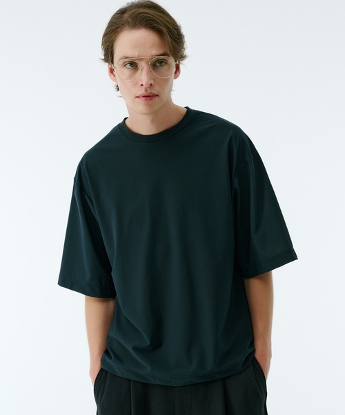 PUBLIC TOKYO（パブリックトウキョウ）の「Air tool lite リラックスTシャツ（Tシャツ/カットソー・メンズ・ダークブラウン/オリーブ/ブラック/ダークグレー・2/1）」の7枚目の写真