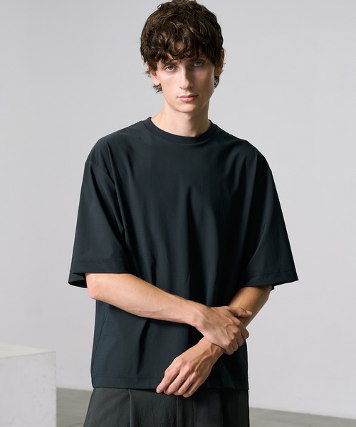 PUBLIC TOKYO（パブリックトウキョウ）の「Air tool lite リラックスTシャツ（Tシャツ/カットソー・メンズ・ダークブラウン/オリーブ/ブラック/ダークグレー・2/1）」の17枚目の写真