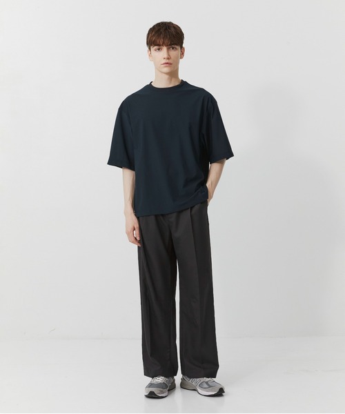 PUBLIC TOKYO（パブリックトウキョウ）の「Air tool lite リラックスTシャツ（Tシャツ/カットソー・メンズ・ダークブラウン/オリーブ/ブラック/ダークグレー・2/1）」の10枚目の写真