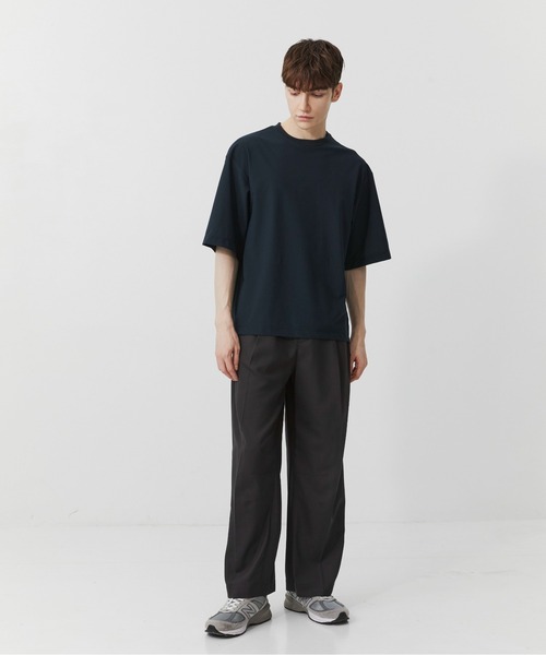PUBLIC TOKYO（パブリックトウキョウ）の「Air tool lite リラックスTシャツ（Tシャツ/カットソー・メンズ・ダークブラウン/オリーブ/ブラック/ダークグレー・2/1）」の9枚目の写真