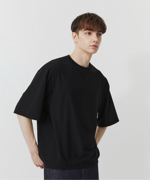 PUBLIC TOKYO（パブリックトウキョウ）の「Air tool lite リラックスTシャツ（Tシャツ/カットソー・メンズ・ダークブラウン/オリーブ/ブラック/ダークグレー・2/1）」の18枚目の写真