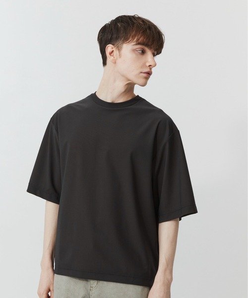 PUBLIC TOKYO（パブリックトウキョウ）の「Air tool lite リラックスTシャツ（Tシャツ/カットソー・メンズ・ダークブラウン/オリーブ/ブラック/ダークグレー・2/1）」の15枚目の写真