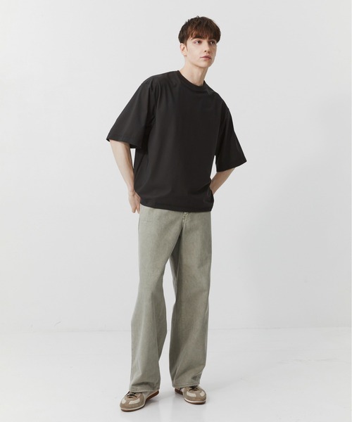 PUBLIC TOKYO（パブリックトウキョウ）の「Air tool lite リラックスTシャツ（Tシャツ/カットソー・メンズ・ダークブラウン/オリーブ/ブラック/ダークグレー・2/1）」の13枚目の写真