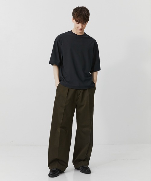 PUBLIC TOKYO（パブリックトウキョウ）の「Air tool lite リラックスTシャツ（Tシャツ/カットソー・メンズ・ダークブラウン/オリーブ/ブラック/ダークグレー・2/1）」の19枚目の写真