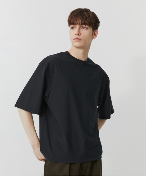 PUBLIC TOKYO（パブリックトウキョウ）の「Air tool lite リラックスTシャツ（Tシャツ/カットソー・メンズ・ダークブラウン/オリーブ/ブラック/ダークグレー・2/1）」の22枚目の写真