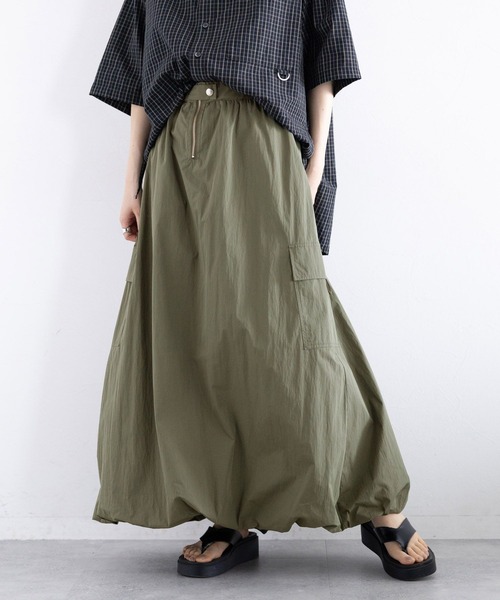 セール】ミリタリーカーゴバルーンスカート（スカート）｜RAGEBLUE