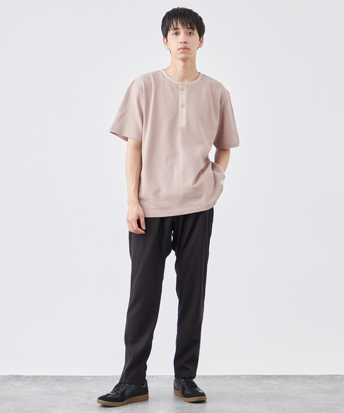 【CODEGRAPHY】★ストライプ ヘンリーネック 半袖 Tシャツ★ 楽天市場】ヘンリーネック ストライプ メンズの通販