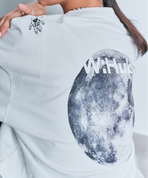 セール】コスモ プリント チュール付き Tシャツ（Tシャツ