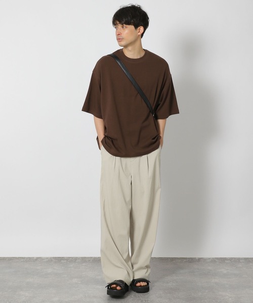 LAKOLE（ラコレ）の「楊柳ジャガードパンツ / 499146（その他パンツ・メンズ・ブラック/グレイッシュベージュ/ブラウン・LARGE/MEDIUM）」の22枚目の写真