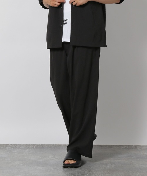 LAKOLE（ラコレ）の「楊柳ジャガードパンツ / 499146（その他パンツ・メンズ・ブラック/グレイッシュベージュ/ブラウン・LARGE/MEDIUM）」の6枚目の写真