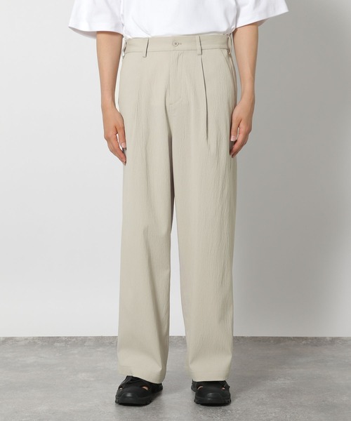 LAKOLE（ラコレ）の「楊柳ジャガードパンツ / 499146（その他パンツ・メンズ・ブラック/グレイッシュベージュ/ブラウン・LARGE/MEDIUM）」の12枚目の写真