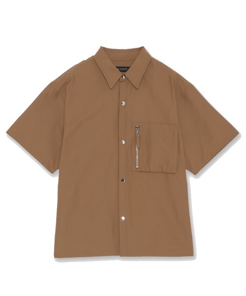 STYLISE（スタイライズ）の「【MLVINCE / メルヴィンス】NYLON S/S SHIRTS / ブラウン [NSS23BR]（シャツ/ブラウス・メンズ・ブラウン・M/L）」の11枚目の写真