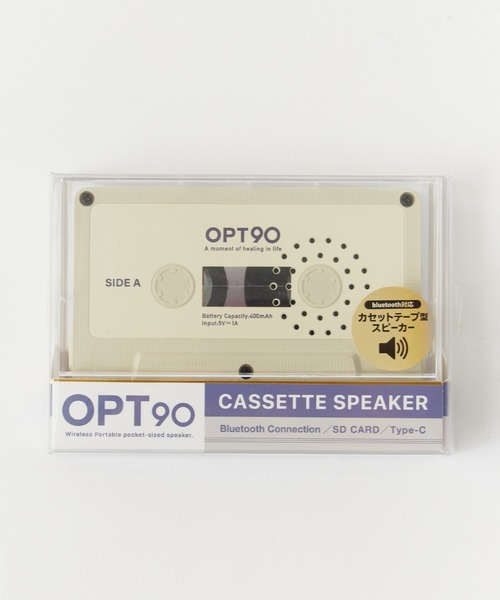 Opt!(オプト)の「Opt!/オプト カセットスピーカー(スピーカー・メンズ・シルバー/ゴールド/グリーン/クリアイエロー/クリア/アイボリー/クリアブラック・FREE)」の2枚目の写真