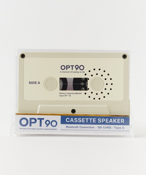 Opt!(オプト)の「Opt!/オプト カセットスピーカー(スピーカー・メンズ・シルバー/ゴールド/グリーン/クリアイエロー/クリア/アイボリー/クリアブラック・FREE)」の8枚目の写真