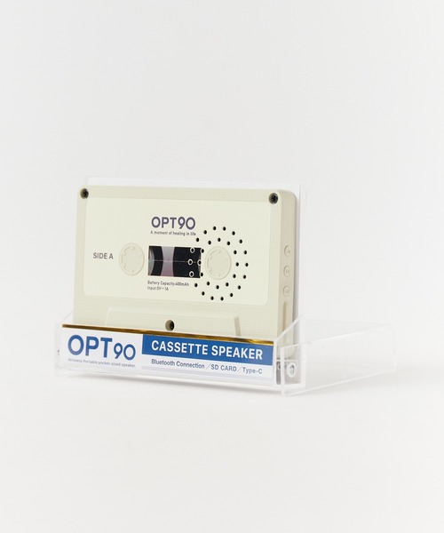 Opt!(オプト)の「Opt!/オプト カセットスピーカー(スピーカー・メンズ・シルバー/ゴールド/グリーン/クリアイエロー/クリア/アイボリー/クリアブラック・FREE)」の9枚目の写真