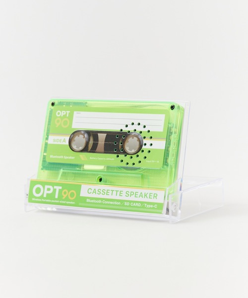 Opt!(オプト)の「Opt!/オプト カセットスピーカー(スピーカー・メンズ・シルバー/ゴールド/グリーン/クリアイエロー/クリア/アイボリー/クリアブラック・FREE)」の13枚目の写真