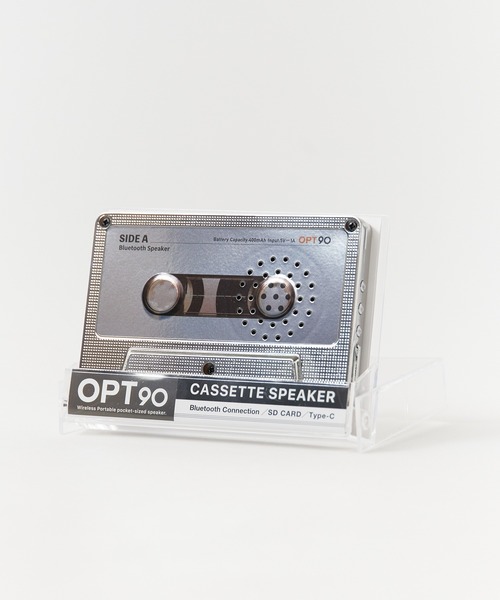 Opt!(オプト)の「Opt!/オプト カセットスピーカー(スピーカー・メンズ・シルバー/ゴールド/グリーン/クリアイエロー/クリア/アイボリー/クリアブラック・FREE)」の17枚目の写真