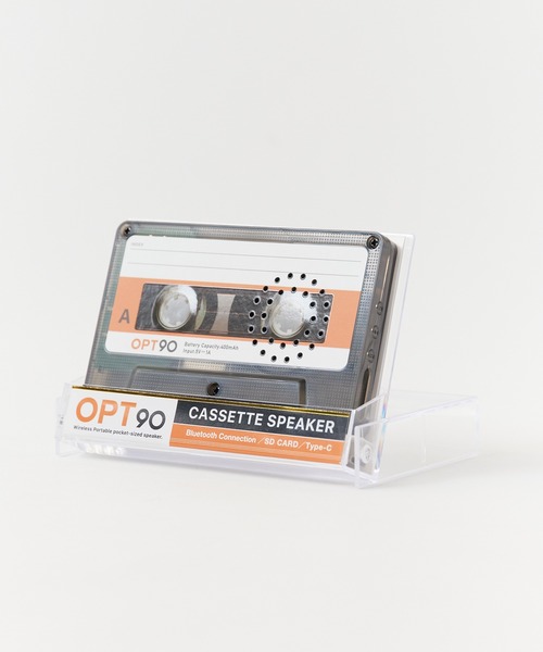 Opt!(オプト)の「Opt!/オプト カセットスピーカー(スピーカー・メンズ・シルバー/ゴールド/グリーン/クリアイエロー/クリア/アイボリー/クリアブラック・FREE)」の11枚目の写真