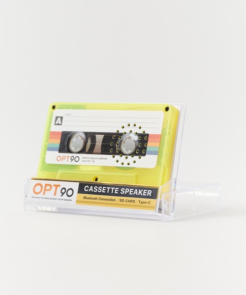 Opt!(オプト)の「Opt!/オプト カセットスピーカー(スピーカー・メンズ・シルバー/ゴールド/グリーン/クリアイエロー/クリア/アイボリー/クリアブラック・FREE)」の15枚目の写真