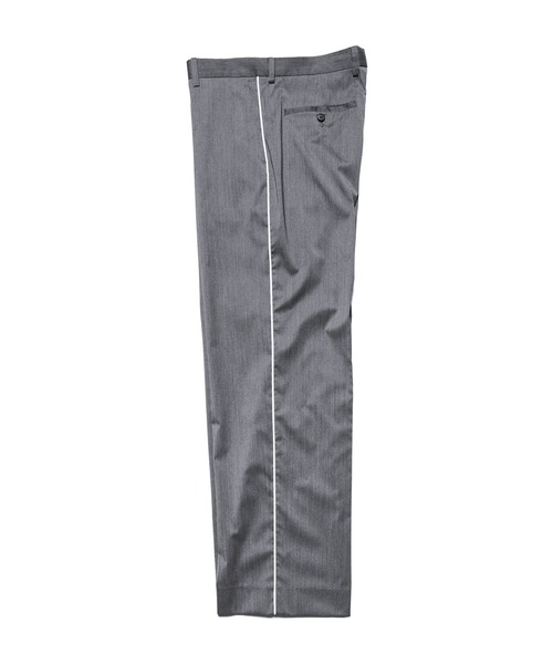 uniform experiment(ユニフォームエクスペリメント)の「REFINED PIPING SLACKS(スラックス・メンズ・グレー/ブラック・4/3/2/1)」の2枚目の写真