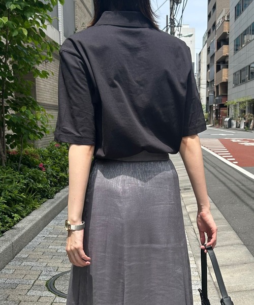 PUMA（プーマ）の「【PUMA】ESS No.1 ロゴジャージポロシャツ（ポロシャツ・レディース・ホワイト/ネイビー/ブラック・M/L/XL/XXL）」の16枚目の写真