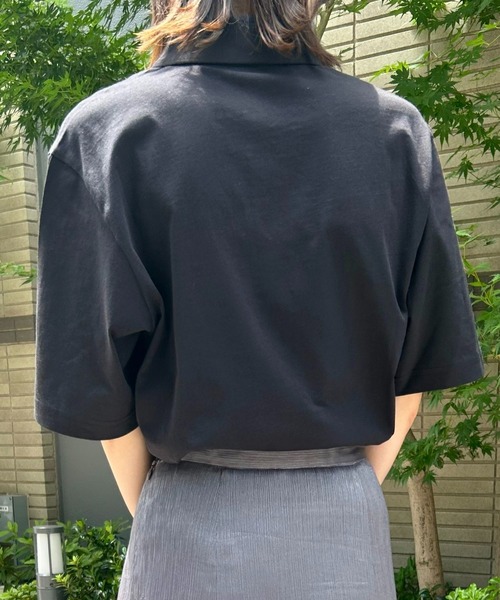 PUMA（プーマ）の「【PUMA】ESS No.1 ロゴジャージポロシャツ（ポロシャツ・レディース・ホワイト/ネイビー/ブラック・M/L/XL/XXL）」の15枚目の写真