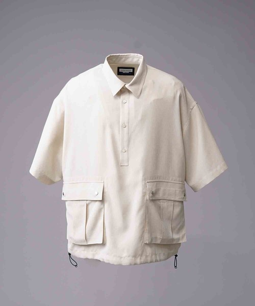 極美品 メゾンスペシャル カーゴポケット 半袖シャツ MAISON SPECIAL(メゾンスペシャル)｜【UNISEX】半袖 カーゴ