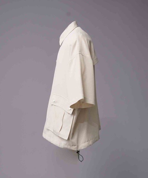 極美品 メゾンスペシャル カーゴポケット 半袖シャツ メゾンスペシャル/MAISON SPECIAL】の【UNISEX】半袖 カーゴ