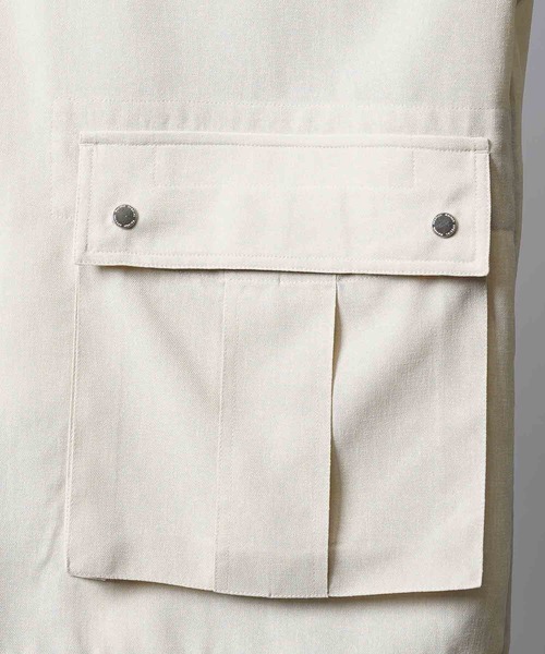 UNISEX》Prime-Over Cargo Pocket Short Sleeve Shirt/プライム