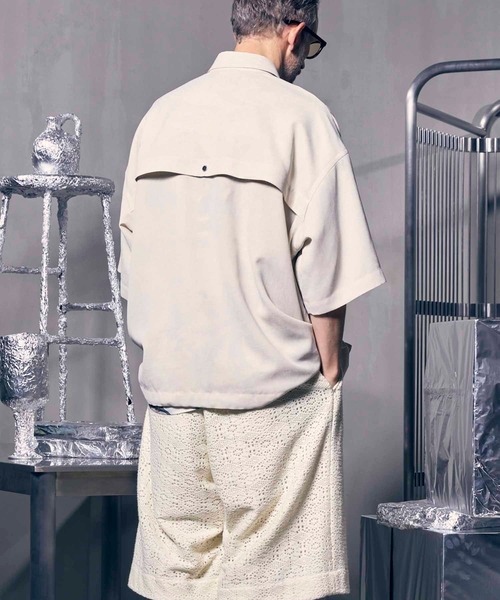 Fastener Pocket Sleeve Top/ファスナーポケットスリーブトップ