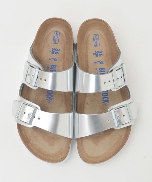 BIRKENSTOCK(ビルケンシュトック)の「【BIRKENSTOCK/ビルケンシュトック】ARIZONA SFB(サンダル・レディース・シルバー・3/4/2)」の2枚目の写真