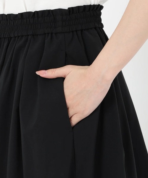 STRAWBERRY-FIELDS（ストロベリーフィールズ）の「ミルキータフタ_バルーンタフタスカート（スカート・レディース・キャメル/ブラック/レッド/オフホワイト・2）」の10枚目の写真