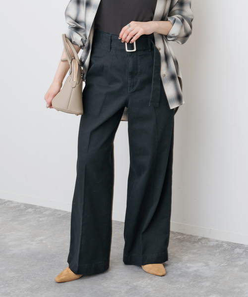 【新品未使用】スピック＆スパン チノワイドパンツ 38 Spick & Span（スピックアンドスパン）の「≪追加3WEB限定