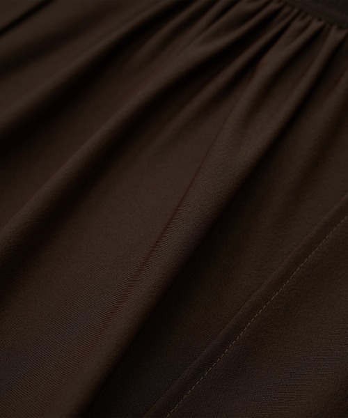 ROPE'（ロペ）の「【洗える】ケープスリーブ リンキングブラウス（シャツ/ブラウス・レディース・ダークブラウン/ブラック/ライトグレー・FREE）」の14枚目の写真