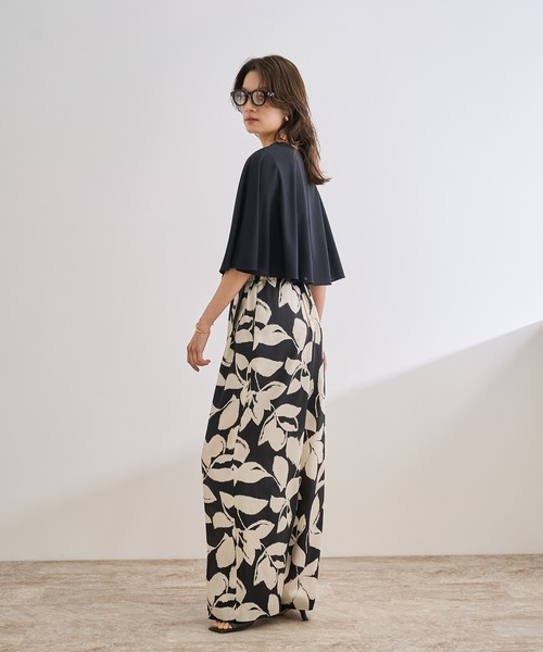 ROPE'（ロペ）の「【洗える】ケープスリーブ リンキングブラウス（シャツ/ブラウス・レディース・ダークブラウン/ブラック/ライトグレー・FREE）」の19枚目の写真