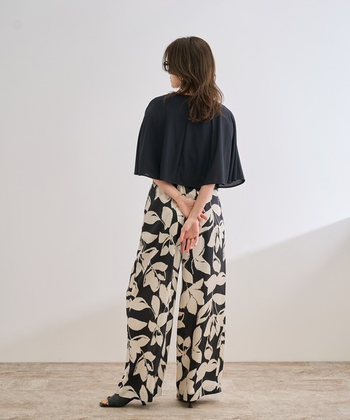 ROPE'（ロペ）の「【洗える】ケープスリーブ リンキングブラウス（シャツ/ブラウス・レディース・ダークブラウン/ブラック/ライトグレー・FREE）」の20枚目の写真