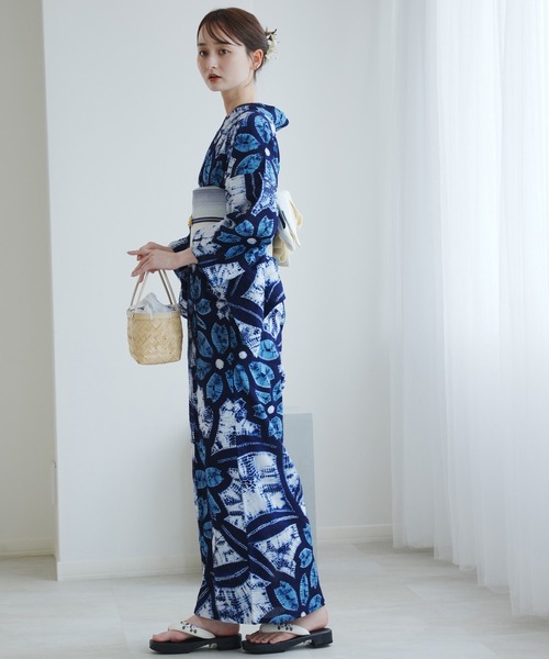 有松絞り浴衣3点セット 極み 桜（浴衣）｜utatane（ウタタネ）の