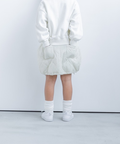 LOWRYS FARM（ローリーズファーム）の「キルティングスカート　 497258（スカート・キッズ・アイボリー/カーキ/ブラック・110cm/120cm/130cm/140cm/150cm）」の22枚目の写真