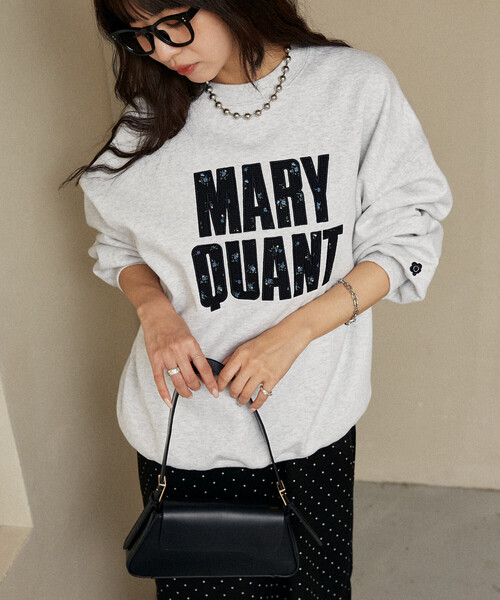 新品未使用タグ付★MARY QUANT × PUBLUXレースロゴスウェット PUBLUX（パブリュクス）の「MARY QUANT × PUBLUX/マリークワント
