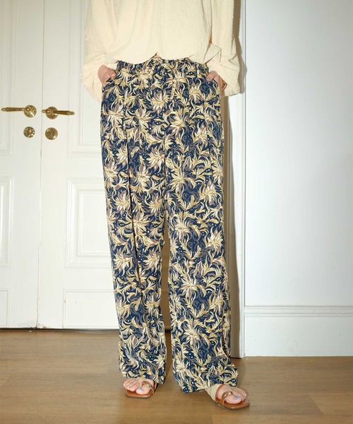 OSYAREVO（オシャレボ）の「カバーアップ リゾート ワイドパンツ 体型カバー レディース（ラッシュガード・レディース・ネイビー/ブラック/ブラック系その他・MEDIUM）」の20枚目の写真