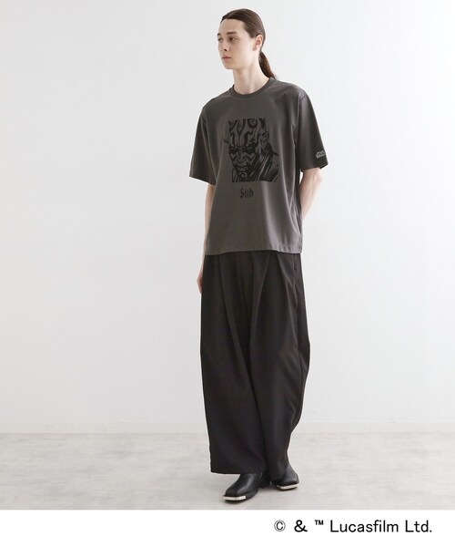 STAR WARS（スターウォーズ）の「【STAR WARS】Capsule Collection ポンチTシャツ（Tシャツ/カットソー・メンズ・チャコールグレー/ブラック/ホワイト・02/03）」の16枚目の写真