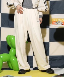 ステッチロゴワイドスウェットパンツ