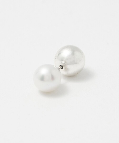 in mood(インムード)の「<in mood>PRL BALL ピアス(ピアス(両耳用)・レディース・ホワイト・FREE)」の5枚目の写真
