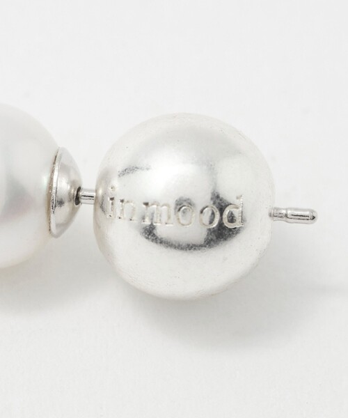 in mood(インムード)の「<in mood>PRL BALL ピアス(ピアス(両耳用)・レディース・ホワイト・FREE)」の6枚目の写真