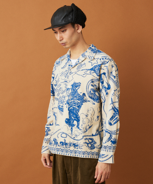 BINDU / ビンドゥー 別注 フランネル パターン シャツ（シャツ