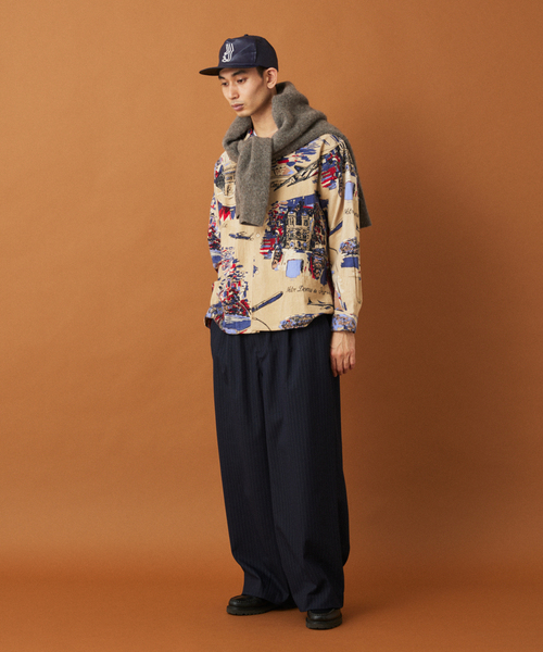 BINDU / ビンドゥー 別注 フランネル パターン シャツ（シャツ