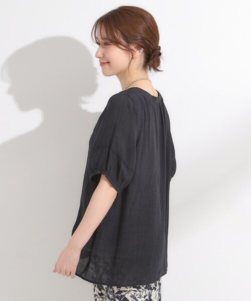 DRESKIP（ドレスキップ）の「【S-LL/2点セット】リボン使いがアクセント はしごレースブラウス＋タンクトップ（その他トップス・レディース・オレンジ/ライトベージュ/ブラック・04/03/02/01）」の21枚目の写真