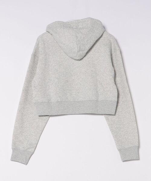 RVCA(ルーカ)の「RVCA/ルーカ BIG RVCA CROPPED HOODIE パーカー ショート丈 フーディー BF044-P03(パーカー・レディース・ブラック/グレー/ブラック系その他・M/S)」の4枚目の写真
